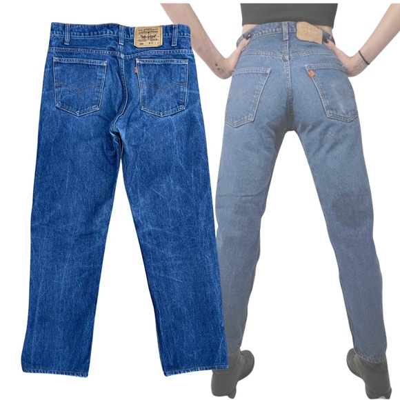 Vintage Levi’s 505 Orange Tab Straight Leg Jeans 20505-0217 Made in USA 80’s - Picture 6 of 16